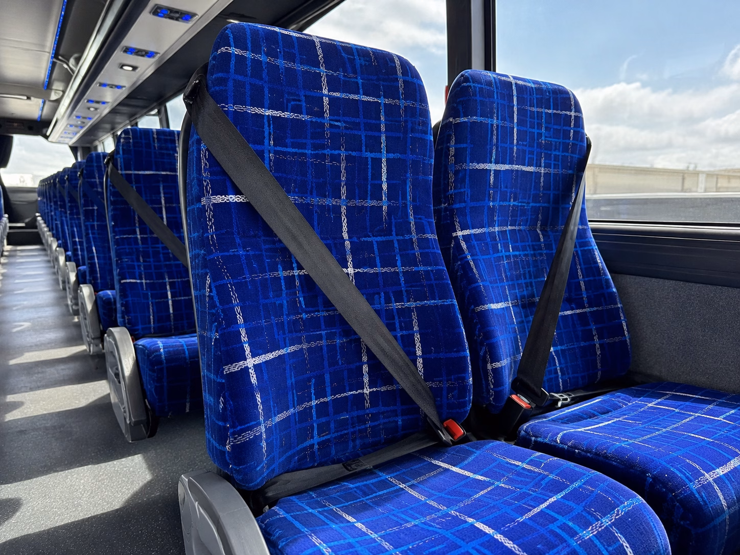 cedar park charter bus interior gallery